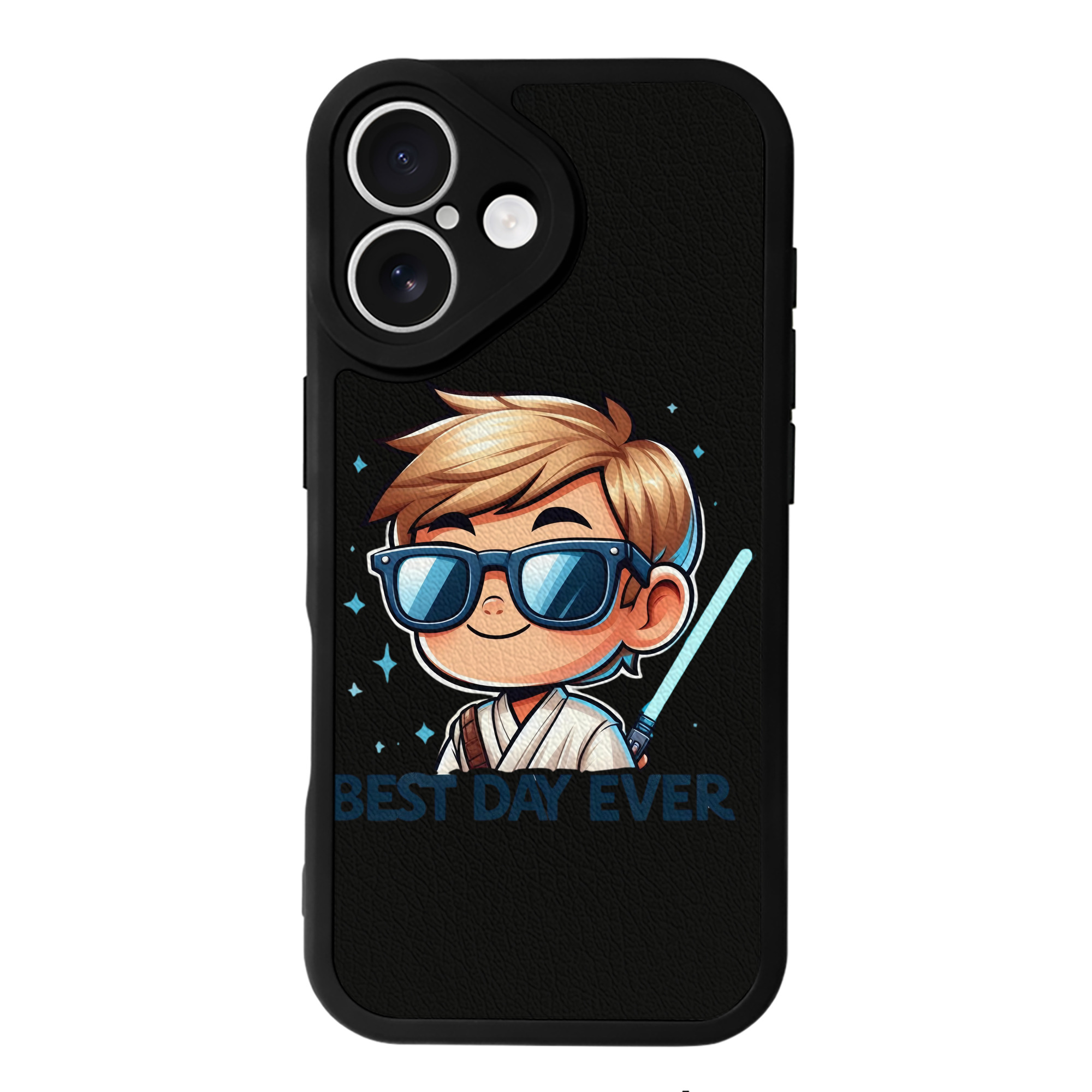 （画像用） スター・ウォーズ Star Wars 【iPhone 16シリーズ対応】シリコンスマホケース（レザー調） 材質：シリコン